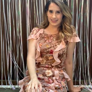 For Love & Lemons floral dress, S